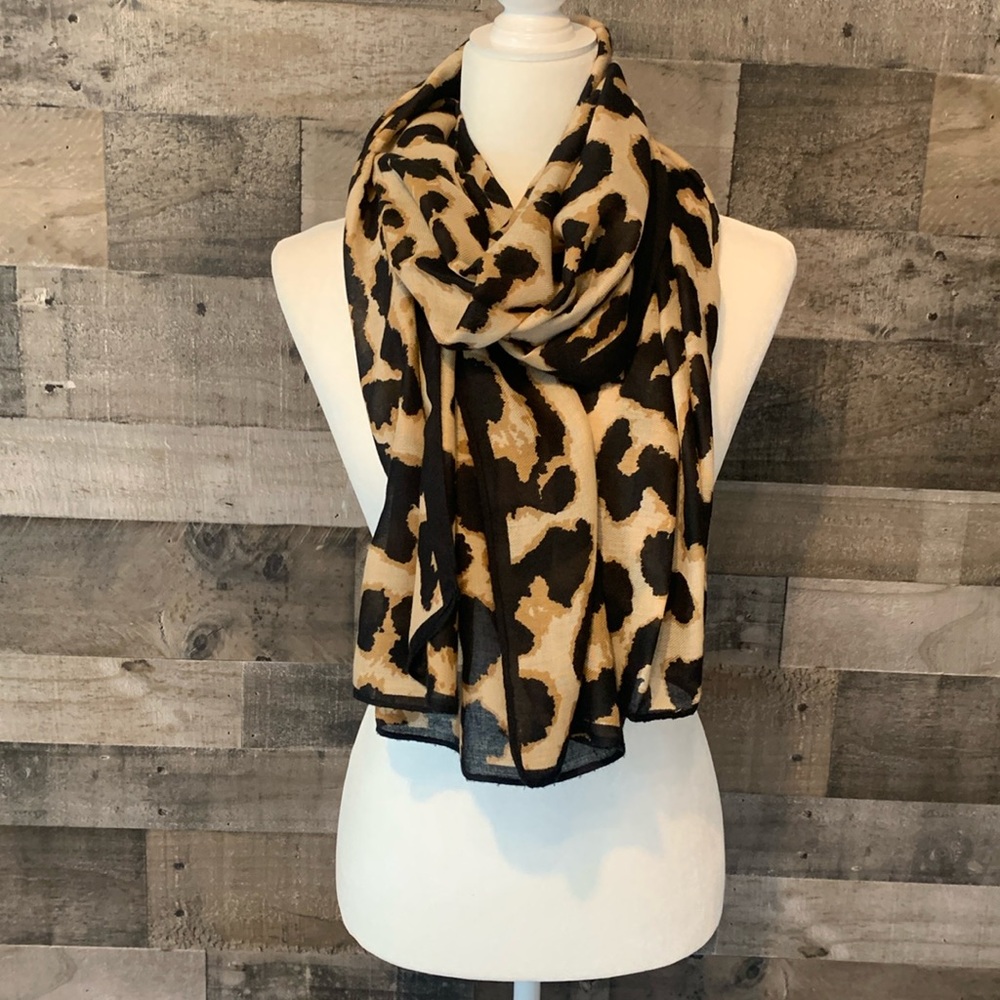 Leopard Print Scarf Leopard Print Wrap